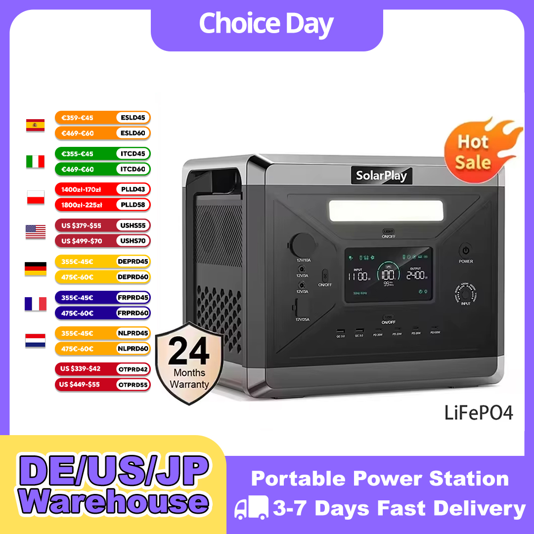 Solar Emergency Charger - Портативная электростанция SOLARPLAY Q2501 для кемпинга