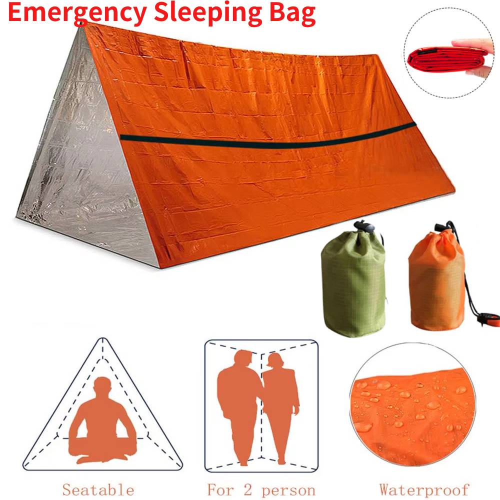 Bivy Bag Emergency - Портативный водонепроницаемый спальный мешок для выживания