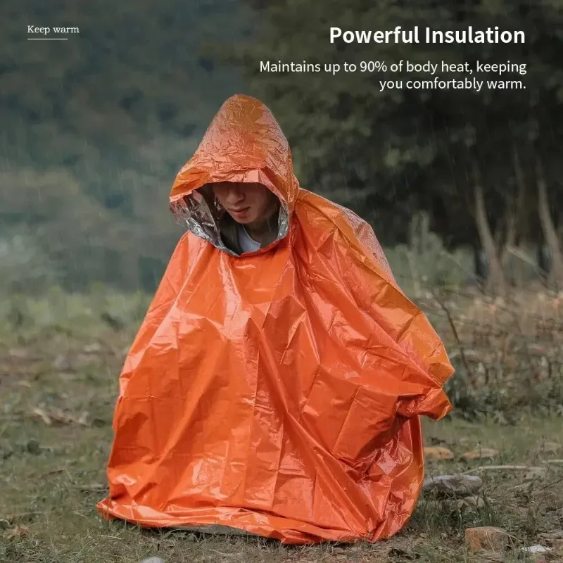 Теплоизоляционное пончо для эк – обзор и цена Survival Blanket Reflective
