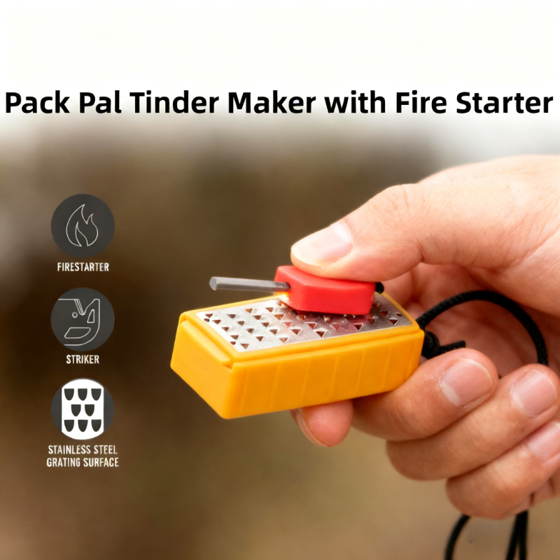 Легкий Tinder Maker с пожарным – обзор и цена Magnesium Fire Starter